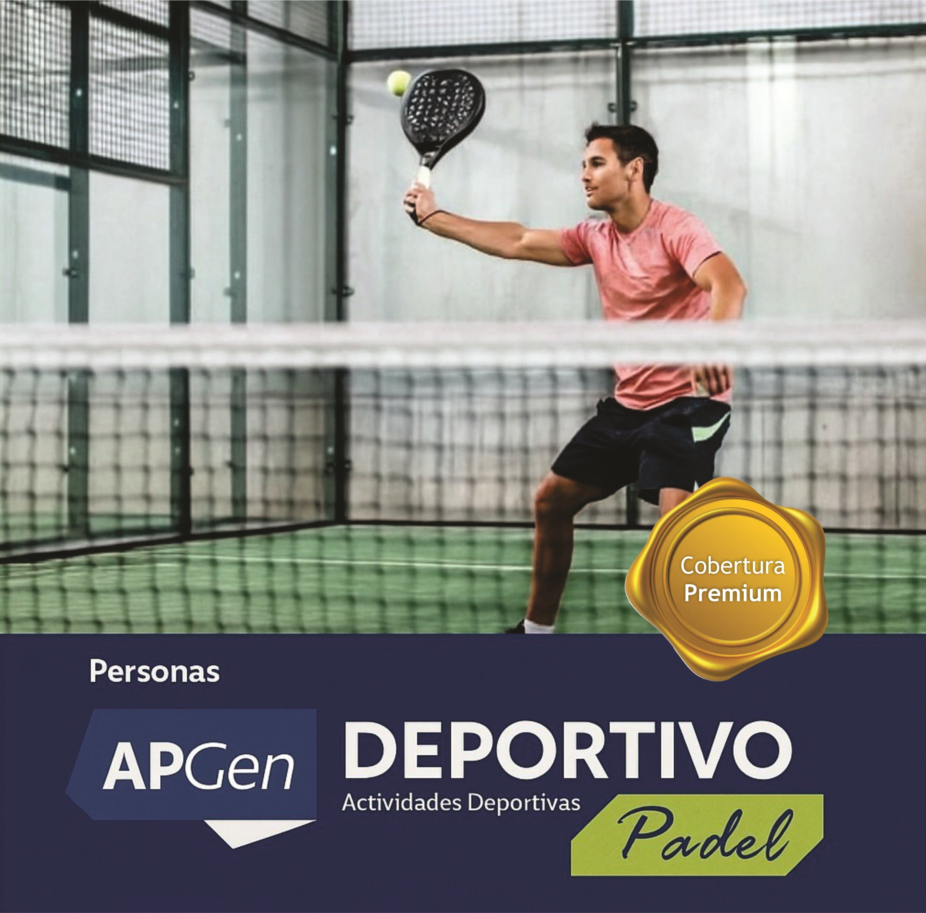 Cobertura de Seguro Premium - Jugadores de PADEL Ameteurs